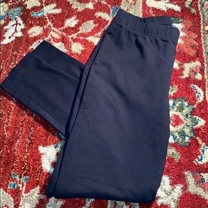 Land’s End Girl’s Basic Black Leggings